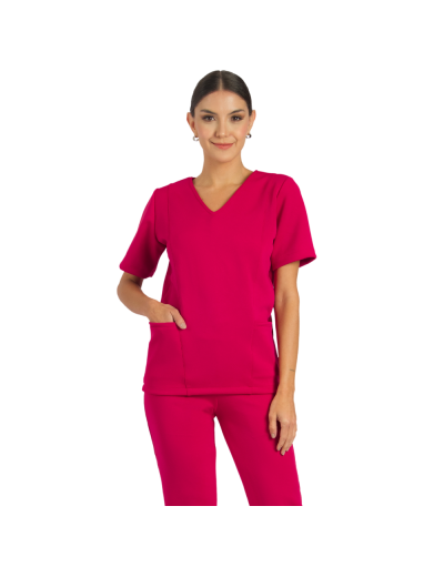Pijama Cirúrgico Feminino Newprene Framboesa