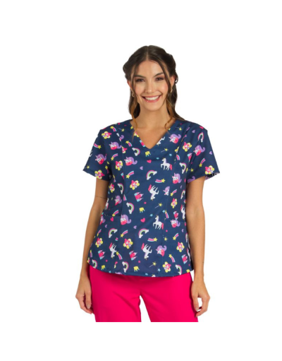 Blusa Scrub Feminina Mundo Encantado