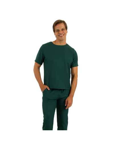 Pijama Cirúrgico Masculino Versatile Verde Escuro