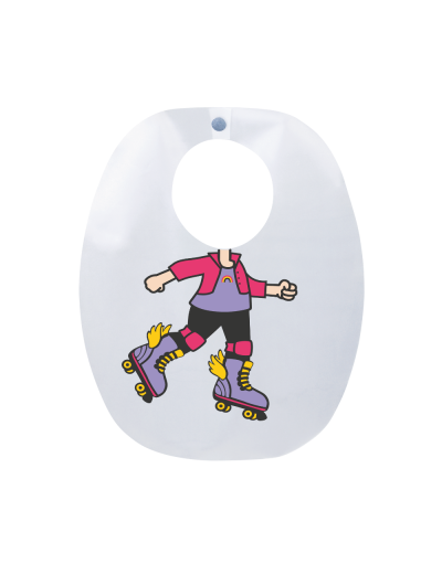 Babador Infantil Patinadora