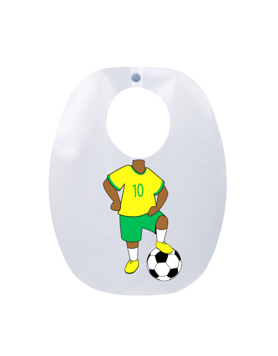 Babador Impermeável Infantil Seleção