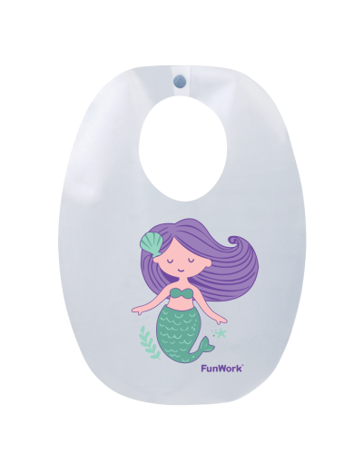 Babador Infantil Sereia Encantada