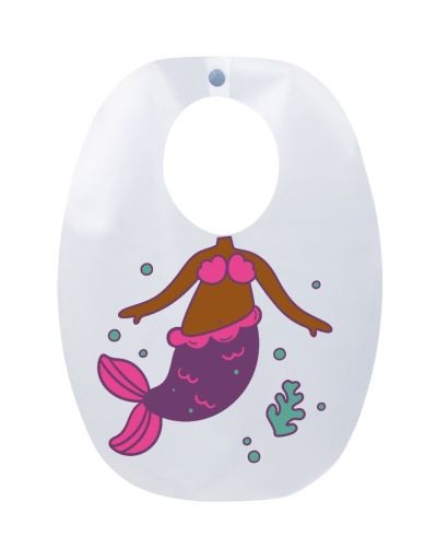 Babador Infantil Sereia Lilás