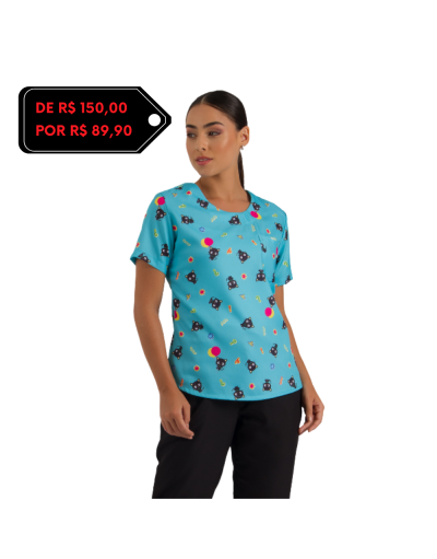 Blusa Scrub Feminina Chococat