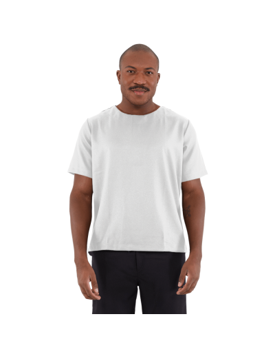 Blusa Scrub Masculina Unik M. Curta Branco