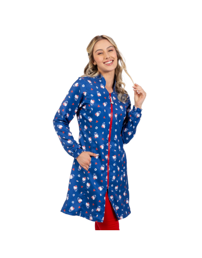 Jaleco Feminino Hello Kitty Blue