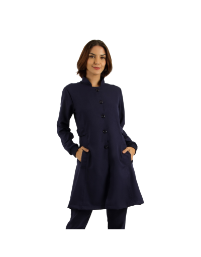 Jaleco Feminino Unik Azul Marinho