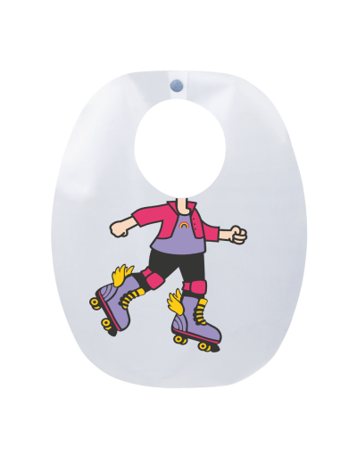 Babador Infantil Patinadora