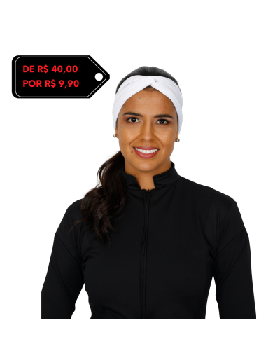 Faixa de Cabelo Branca