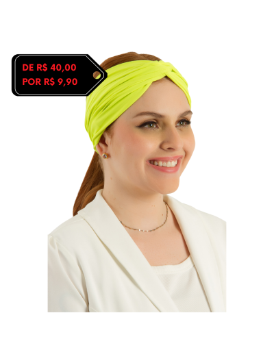 Faixa de Cabelo Neon Verde