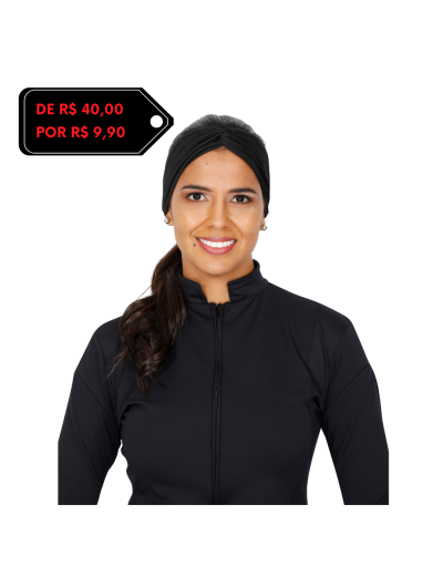 Faixa de Cabelo Preto