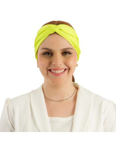 Faixa Turbante Verde Neon