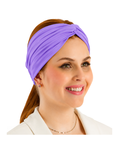 Faixa Turbante 2 em 1 Lilás