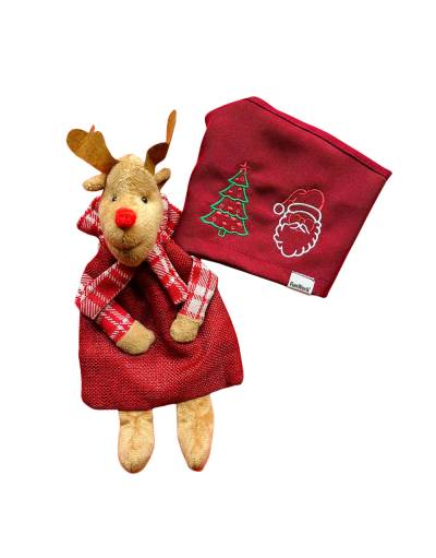 Gorro Natal Encantado Bordô