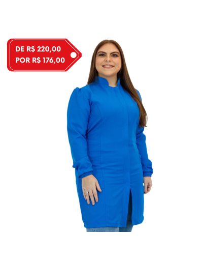 Jaleco Feminino FunColors Azul