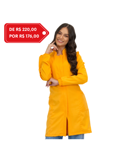 Jaleco Feminino FunColors Laranja Neon