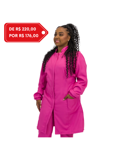 Jaleco Feminino FunColors Rosa