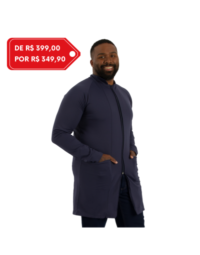 Jaleco Masculino PowerFlex Azul Marinho