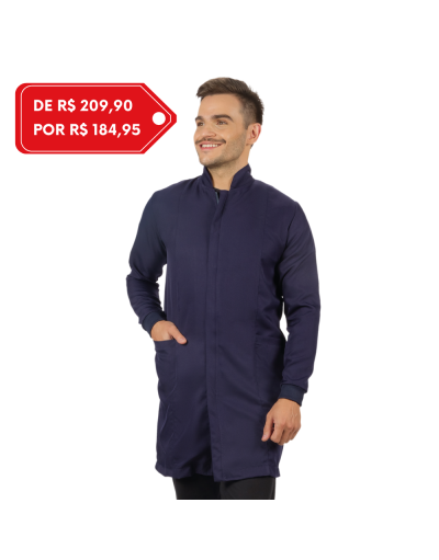 Jaleco Masculino Versatile Azul Marinho