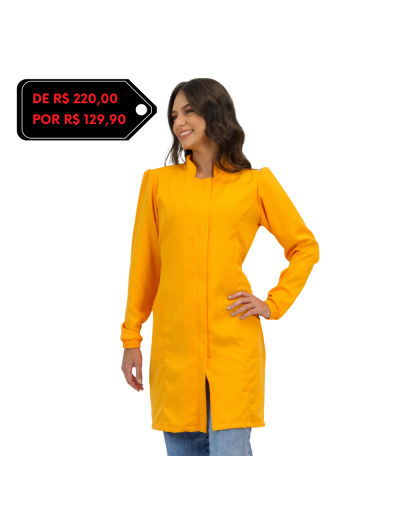 Jaleco Feminino FunColors Laranja Neon