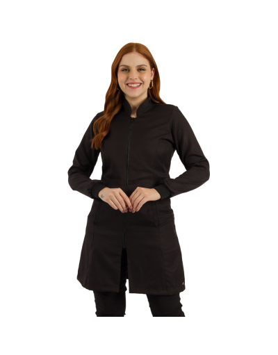 Jaleco Feminino Versatile Preto