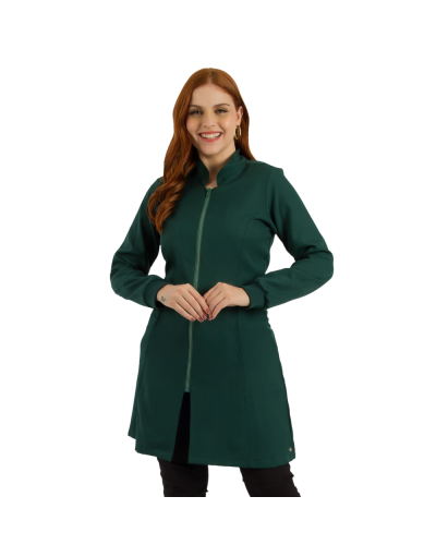 Jaleco Feminino Versatile Verde Escuro