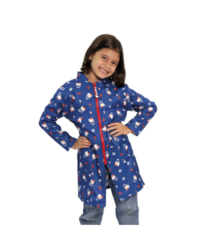 Jaleco Infantil Hello Kitty Blue