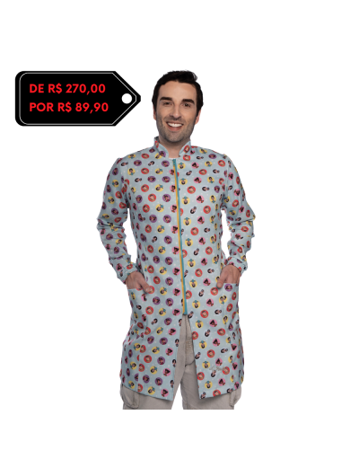 Jaleco Unissex Estampado Tio Paulo