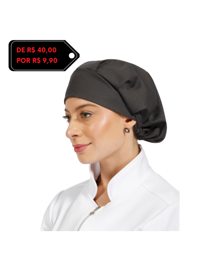 Touca Gabardine Cinza