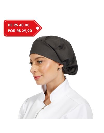 Touca Gabardine Cinza